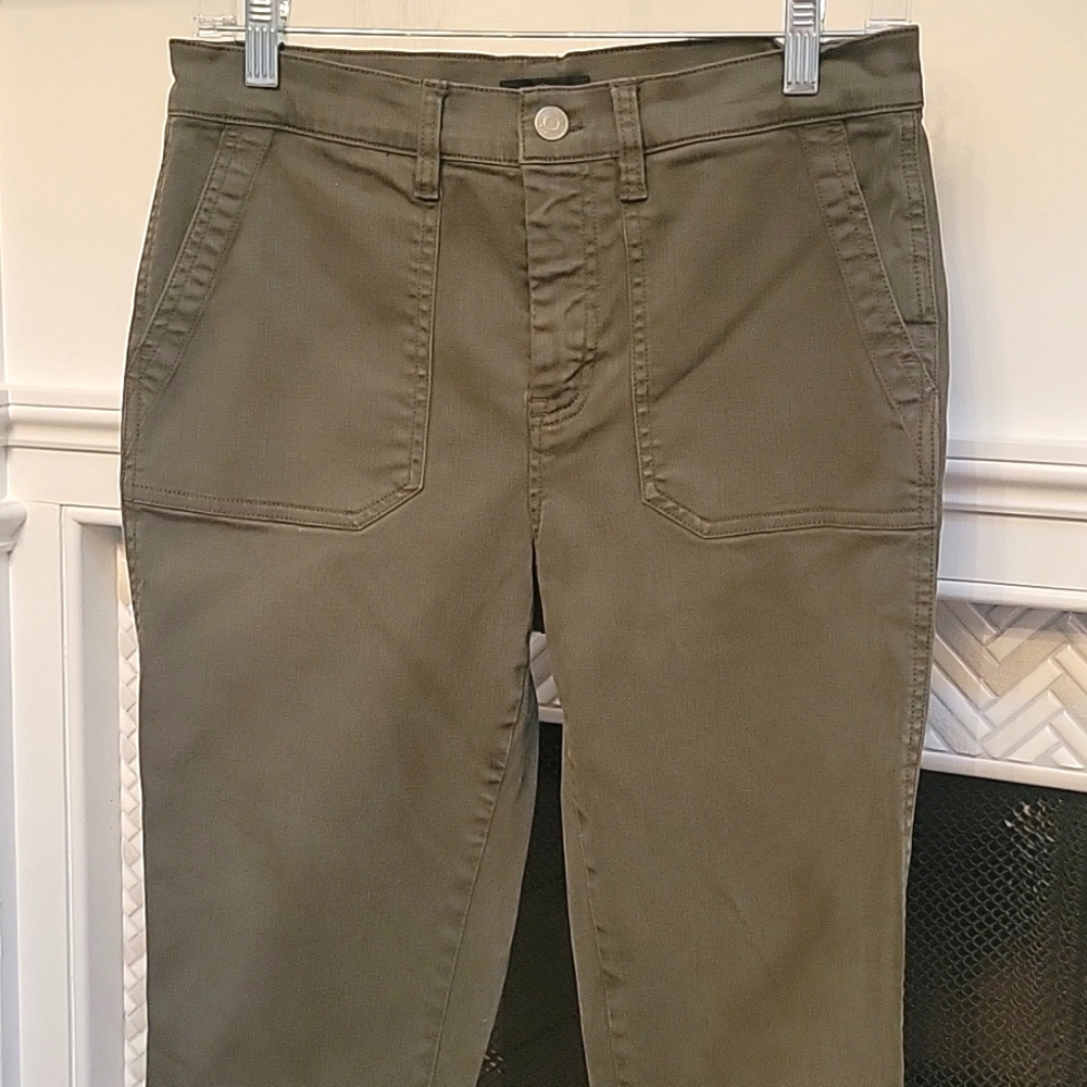 J crew army Green denim